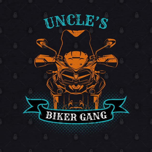 Uncle's Biker Gang Father's Day by DwiRetnoArt99